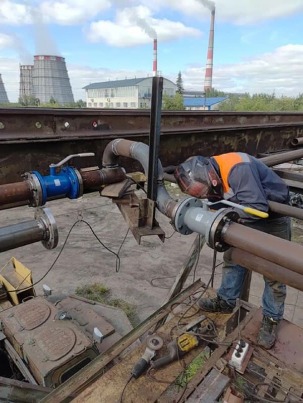 Замена участка тепловых сетей Ду 108 мм, 200 м.п.