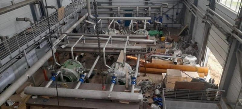 Технологические трубопроводы Ду 250-530 мм и трубопроводные узлы, AISI 304